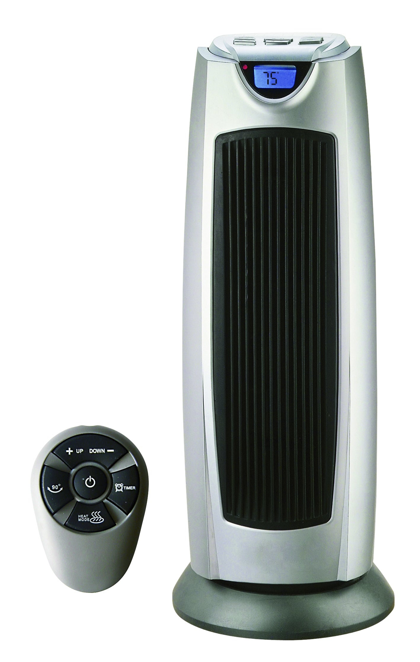 Power Zone Fan Heater, Gray, 750/1500-Watt - Edwardsville, IL Power Zone Fan Heater, Gray, 750/1500-Watt - Edwardsville, IL