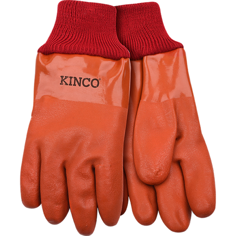 Kinco Lined Sandy Finish PVC with Knit Wrist
