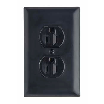 Legrand-Pass & Seymour Trademaster® 15A 125V Tamper-Resistant Duplex Receptacle, Black