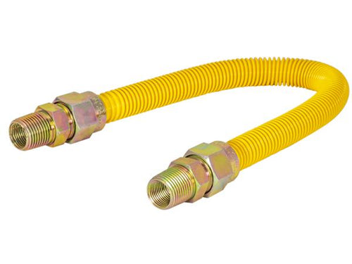 Eastman 5/8 in. OD Epoxy-Coated Gas Connector - FIP x MIP