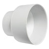 Canplas PVC White Sewer Transition Adapter Coupling Sewer