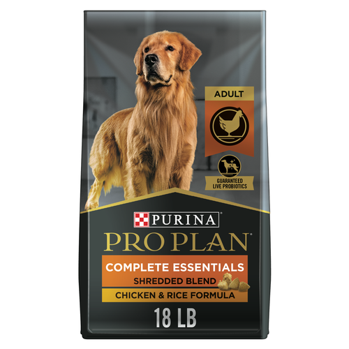 Purina Pro Plan High Protein with Probiotics Shredded Blend Chicken and Rice Formula Adult Dry Dog Food