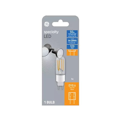 GE Specialty LED 50 Watt Replacement, Soft White, T4 Specialty Bulb (1 Pack)
