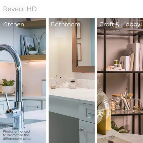 GE Reveal HD+ LED 100 Watt Replacement, Reveal, A19 General Purpose Bulbs (2 Pack)