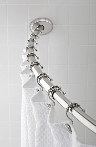 Moda At Home Curved Shower Curtain Rod