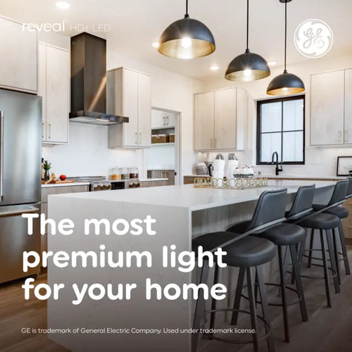 GE Reveal HD+ LED 40 Watt Replacement, Reveal, A19 General Purpose Bulbs