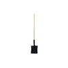 Great States Long-Handle Square Point Shovel With Lacquered Handle