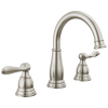 Delta Windemere® Two Handle Widespread Bathroom Faucet in Brushed Nickel