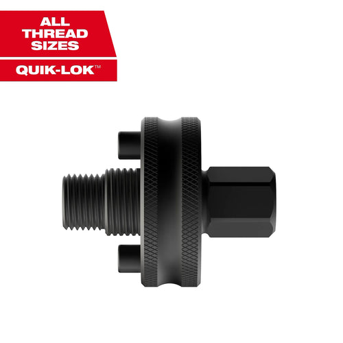 Milwaukee Hole Enlargement Thread Adapter for QUIK-LOK™ Arbors