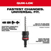 Milwaukee 5PC 7/16 QUIK-LOK™ Arbor Set