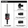 Milwaukee 5PC 3/8 QUIK-LOK™ Arbor Set