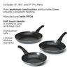 Ecolution Elements 3 Piece Fry Pan Set - Gray