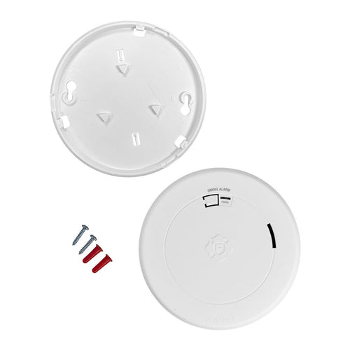 First Alert 1046736 10-Year Battery Smoke Alarm with Slim Profile Design