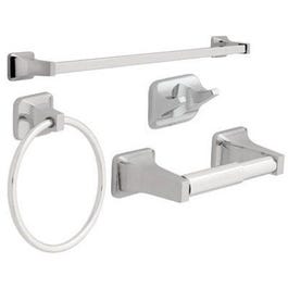 Futura 4-Piece Chrome Bathroom Kit