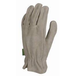 Garden Gloves, Cowhide Suede Leather, Women's Medium