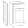 Kitchen Base Cabinet End Panel, 2-Pack, White Finish, 24 x 35 x 1/4-In.