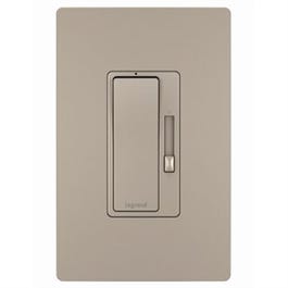 LED Dimmer, 3-Way, Single-Pole, Nickel, 450-Watt