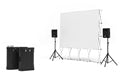 12' OUTDOOR PROJECTION SCREEN