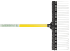 Groundskeeper II 21” Rake w/ 55” Fiberglass Handle (21” Yellow (32230-X))