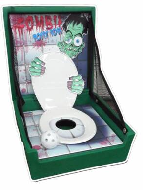 ZOMBIE POTTY TOSS, GAME