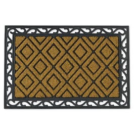 Doormat, Coir & Rubber Rectangular, 24 x 36-In.