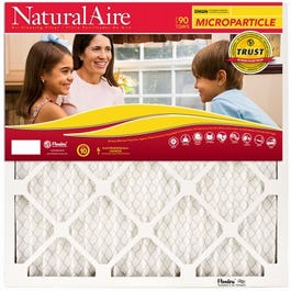 Microparticle Pleated Furnace Filter, 25x25x1- In.
