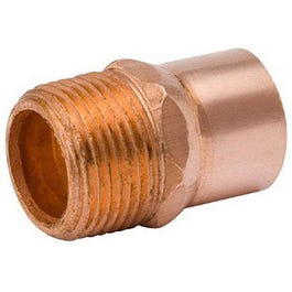 Pipe Fitting, Wrot Copper Adapter, 2-In. MPT