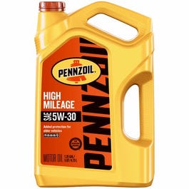 Motor Oil, High Mileage, 5W-30, 5 Qts.