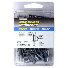 100-Pack Medium Steel Rivets