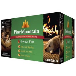 Firelog, 4-Hour, 6-Pk.