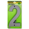 Address Number, Reflective Plastic, 6-In., 2