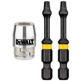 Impact-Ready #2 Square Screwdriving Bit, 2-In., 2-Pk.