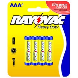 Heavy Duty AAA Batteries, 4-Pk.