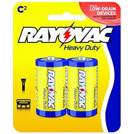 Heavy Duty C Batteries, 2-Pk.