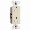 2-Pole Premium Outlet, 15A, 125-Volt, 10-Pk.