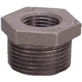 Pipe Fitting, Black Hex Bushing, 1/2 x 1/4-In.