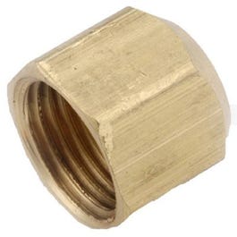 Brass Flare Cap, Lead-Free, 5/8-In.