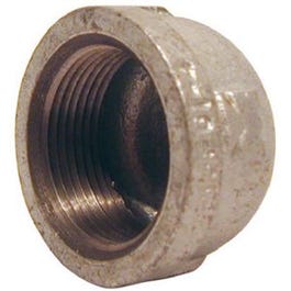 Galvanized Pipe Fitting, Cap, 2-In.