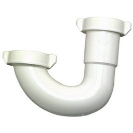 Lavatory/Kitchen Drain Bend, White Plastic, 1-1/4-In. or 1-1/2-In.