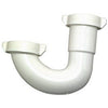 Lavatory/Kitchen Drain J Bend, White Plastic, 1.25 - 1.5-In.