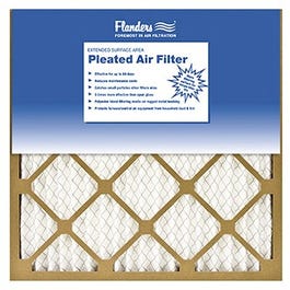 Pinch-Pleated Furnace Filter, 12x24x1-In.