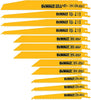 Dewalt Bi-Metal Reciprocating Saw Blade Kits 12-Piece (12-Piece)