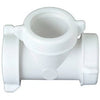 Lavatory/Kitchen Drain Tee, White Plastic