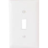 10-Pack White 1-Toggle Nylon Wall Plates