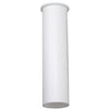 Flanged Kitchen Drain Tailpiece, White Plastic, 1.5 x 6-In.