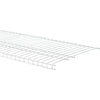 ClosetMaid SuperSlide 8 Ft. W. x 16 In. D. Ventilated Closet Shelf, White