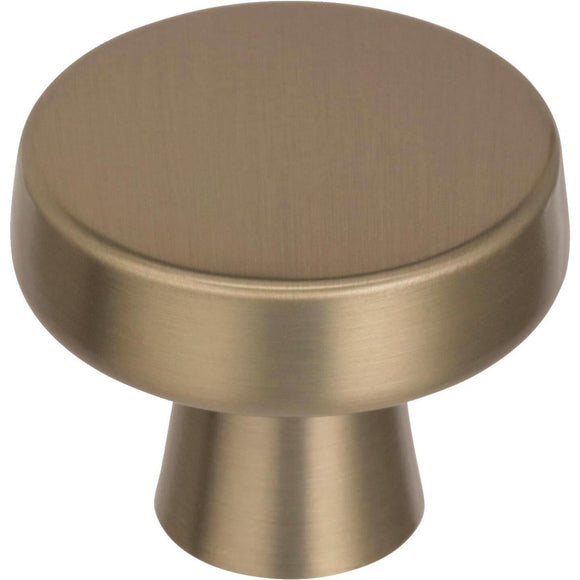 Amerock Blackrock 1-5/16 In. Golden Champagne Cabinet Knob