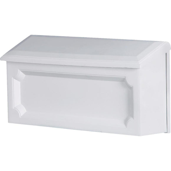 Gibraltar Windsor White Horizontal Wall Mount Mailbox