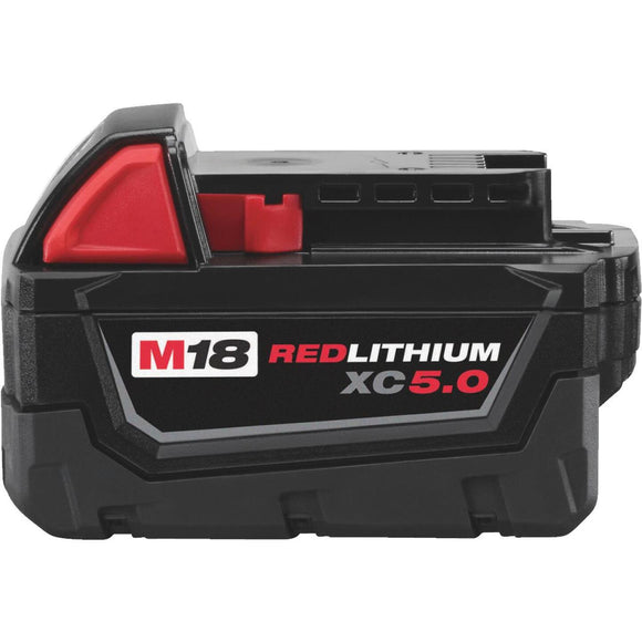 Milwaukee M18 REDLITHIUM XC Lithium-Ion 5.0 Ah Extended Capacity Tool Battery