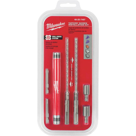 Milwaukee SDS-PLUS Rotary Hammer Drill Bit Set (7-Pieces)